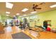 Well-equipped gym with modern exercise machines and fitness equipment for a complete workout experience at 714 N Waterway Dr, Venice, FL 34285