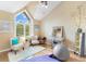 Comfortable sitting room with a large window and a view of the landscaped yard at 76 Tidy Island Blvd, Bradenton, FL 34210