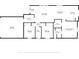 Detailed floor plan of the home, showcasing the layout of the rooms and their dimensions at 110 San Lorenzo Ct, Bradenton, FL 34208