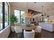 Cozy breakfast nook with backyard views, seamlessly connected to the modern kitchen at 11807 Rive Isle Run, Parrish, FL 34219