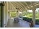 Covered patio area featuring a ping pong table at 11807 Rive Isle Run, Parrish, FL 34219
