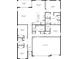 Detailed floor plan featuring a spacious kitchen, three-car garage, and thoughtfully designed bedroom layouts at 17467 Whiskey Creek Trl, Parrish, FL 34219