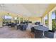 Outdoor seating area offers a relaxing place to connect with neighbors and friends at 17536 Cantarina Cv, Bradenton, FL 34211