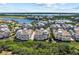 Wide view of lovely homes surrounded by a beautiful lake and green space at 276 Saint Lucia Dr # 101, Bradenton, FL 34209