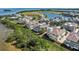 An aerial view of the beautiful community nestled amongst lakes and mature trees at 276 Saint Lucia Dr # 101, Bradenton, FL 34209