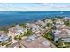 An aerial view showcases this beautiful bayside community with water views at 276 Saint Lucia Dr # 101, Bradenton, FL 34209