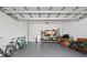 Spacious two car garage with overhead door and plenty of room for storage, shelving and work bench at 276 Saint Lucia Dr # 101, Bradenton, FL 34209