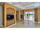 Clubhouse area with tile flooring, TV, furniture and a walkout to the pool at 3070 Grand Bay Blvd # 644, Longboat Key, FL 34228