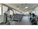 Fitness center featuring modern equipment, treadmills, stationary bikes and floor to ceiling windows at 3070 Grand Bay Blvd # 644, Longboat Key, FL 34228