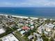 Aerial image of the property, conveniently located near the beach and a charming neighborhood setting at 3703 5Th Ave # 3, Holmes Beach, FL 34217