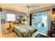 Bedroom features a closet, bed, and doorway to additional space at 409 Bryn Mawr Is, Bradenton, FL 34207