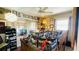 Unique office with train set and view to additional office space at 409 Bryn Mawr Is, Bradenton, FL 34207