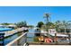 Scenic waterway view of tranquil canals, waterfront homes, and lush greenery, perfect for boating enthusiasts at 409 Bryn Mawr Is, Bradenton, FL 34207