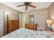 Bedroom features two dressers and ample closet space at 4468 Maraldo Ave, North Port, FL 34287