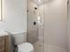 Contemporary bathroom featuring glass shower, updated fixtures, and modern design, perfect for relaxation at 5900 6Th S Way, St Petersburg, FL 33705