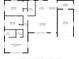 Detailed floor plan showcasing bedroom, bathroom, kitchen, living room, garage, and laundry dimensions at 5900 6Th S Way, St Petersburg, FL 33705