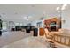 Open concept living room and kitchen area at 6104 Plamendon Ave, North Port, FL 34291