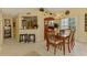 The dining area features an open-concept design with seamless flow into the kitchen, perfect for entertaining guests at 6546 Fairway Gardens Dr # 6546, Bradenton, FL 34203