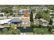 Waterfront home featuring backyard boat access and patio at 7308 Maryland Ave, Hudson, FL 34667