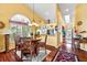 Comfortable dining area with bright, natural light and open floor plan at 1312 Perico Point Cir, Bradenton, FL 34209