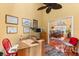 Comfortable office with classic decor and natural light at 1312 Perico Point Cir, Bradenton, FL 34209