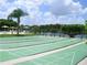 Shuffleboard courts by the lake offer a tranquil and enjoyable recreational experience for residents at 1314 57Th W St # 1314, Bradenton, FL 34209