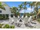 Inviting fire pit area with comfortable seating, perfect for social gatherings and relaxing evenings in the community at 13708 Old Creek Ct, Parrish, FL 34219
