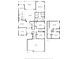Detailed floorplan showcasing the layout of the home's first and second floors at 13708 Old Creek Ct, Parrish, FL 34219