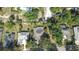 Aerial view of home with screened in pool and landscaped yard at 2809 112Th E Ter, Parrish, FL 34219