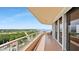 Expansive balcony with seating and panoramic views of the Intracoastal Waterway and surrounding landscape at 3060 Grand Bay Blvd # 182, Longboat Key, FL 34228