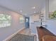 Bright dining area with plenty of natural light and a pass-through to the kitchen at 3212 Avenue A W, Bradenton, FL 34205