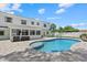 Beautiful pool and backyard with patio seating at 4708 26Th W Ave, Bradenton, FL 34209