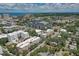 Expansive aerial view showcases the city's buildings, waterways, and lush green landscape at 525 N Orange Ave # 202, Sarasota, FL 34236