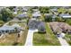 Aerial view of single-story home in a lovely residential neighborhood at 6146 Grandeur St, Englewood, FL 34224