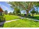 Expansive green grounds with meticulously maintained landscaping, providing a tranquil and visually appealing atmosphere at 6701 12Th W Ave, Bradenton, FL 34209