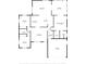 Detailed floor plan showing layout of bedrooms, bathrooms, living spaces and garage at 6766 Beedla St, North Port, FL 34291