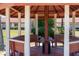 Relaxing gazebo with seating, offering a tranquil spot within the community at 709 Sorrento Inlt # 709, Nokomis, FL 34275