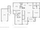 Detailed floor plan showcasing layout of first and second floor including dimensions, bedrooms, and living spaces at 8926 Manor Loop # 201, Lakewood Ranch, FL 34202