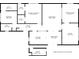 Detailed floor plan showcasing the layout of the home, including room dimensions and flow at 2419 Riverbluff Pkwy # V233, Sarasota, FL 34231