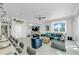 Open concept living room and dining area with comfortable seating and natural light at 2500 Gulf N Dr, Bradenton Beach, FL 34217