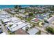 Community aerial with street access and parking near community and just a short walk to the beach at 2601 Gulf N Dr # 733, Bradenton Beach, FL 34217