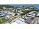 Overhead view of homes with yard space and street parking in this wonderful community at 2601 Gulf N Dr # 733, Bradenton Beach, FL 34217