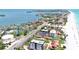 Wide angle of waterfront townhomes on the bay near beachfront condos at 4234 Gulf Of Mexico Dr # G2, Longboat Key, FL 34228