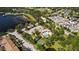 Aerial view of homes, pool, and recreational area of the community at 4402 Natures Reach Ter, Parrish, FL 34219