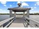 Gazebo on the lake offering water views and relaxing spot to view the water at 4402 Natures Reach Ter, Parrish, FL 34219