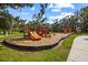 Community playground offers swings, slides, and climbing structures for outdoor enjoyment at 4402 Natures Reach Ter, Parrish, FL 34219