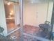 Screened patio featuring an outdoor table and chairs next to the living room at 4607 W North B St # 105, Tampa, FL 33609