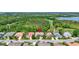 Aerial view of the homes and neighborhood at 4818 88Th E St, Bradenton, FL 34211
