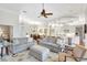 Comfortable open-concept living room flowing into the kitchen and dining area at 4818 88Th E St, Bradenton, FL 34211