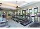 Well-equipped fitness center with modern treadmills, mirrors, and natural light streaming in at 5968 Snowy Egret Dr, Sarasota, FL 34238